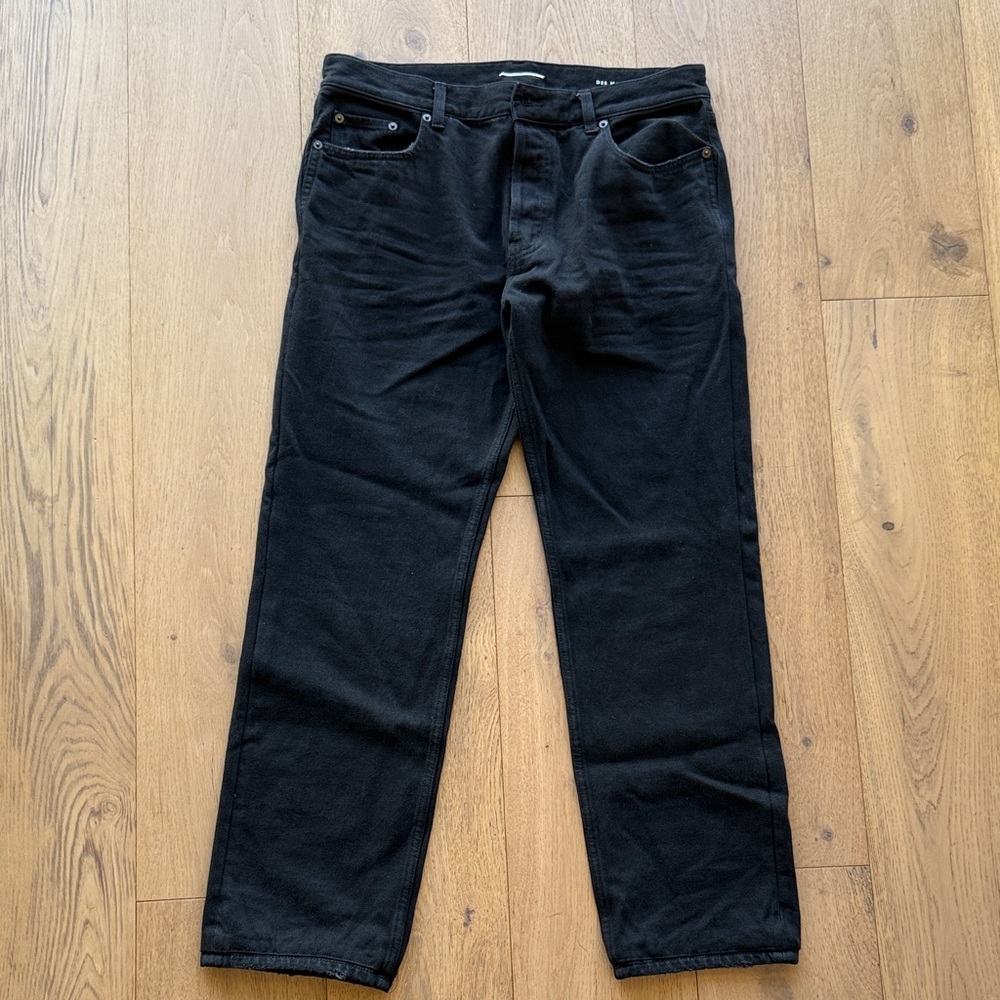 Saint Laurent Black Relaxed Men Jeans